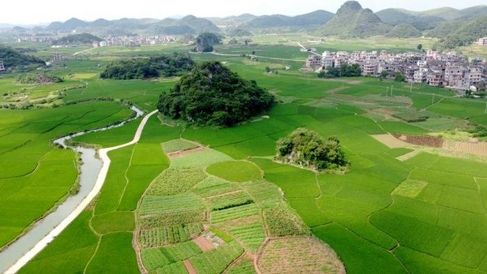 新田县:石羊镇山村美如画(组图)